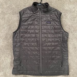 Gray Patagonia Nano Puff Vest size L.